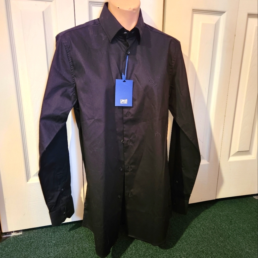 CAVALLI CLASS BY ROBERTO CAVALLI Slim Fit Dress Shirt size 15